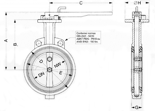 Acionamento Manual por Alavanca - Mod 93 