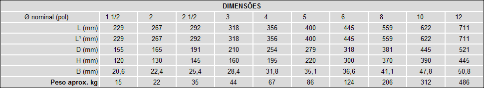 Tipo Pistao - Classe 300 